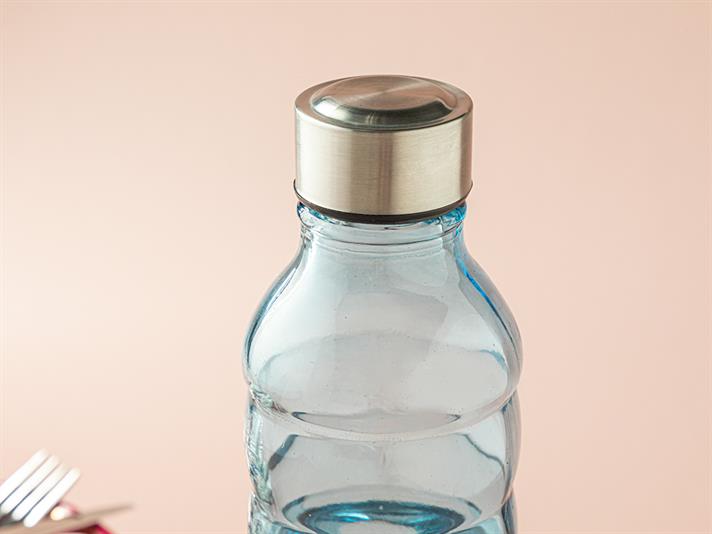 Caprice Glass Bottle 750 ml Turquoise