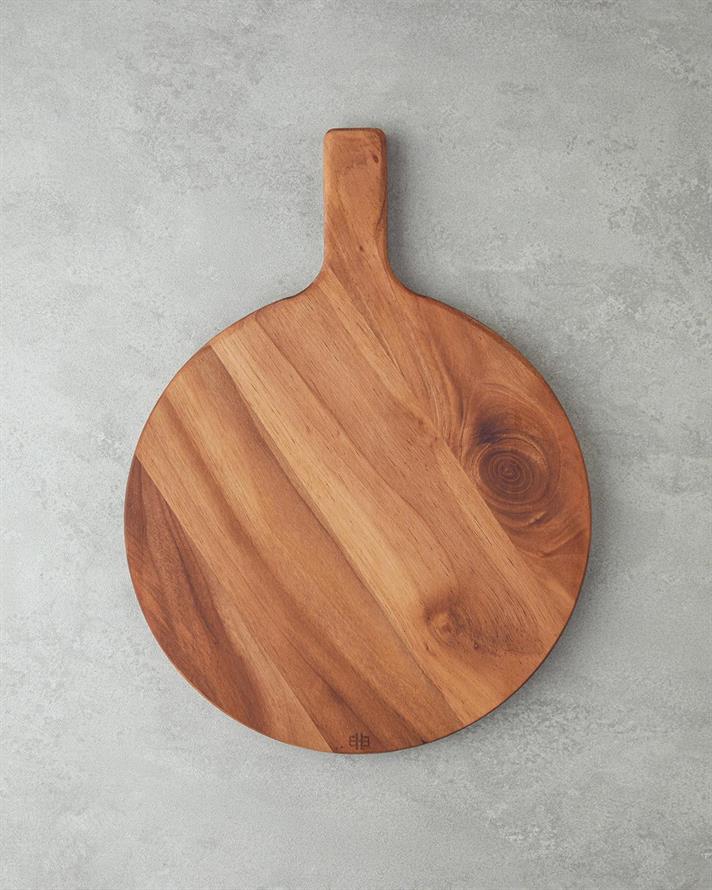 Petra Nuc Cu 2 Piese Placă De Tocat 30x40 cm Maro Închis