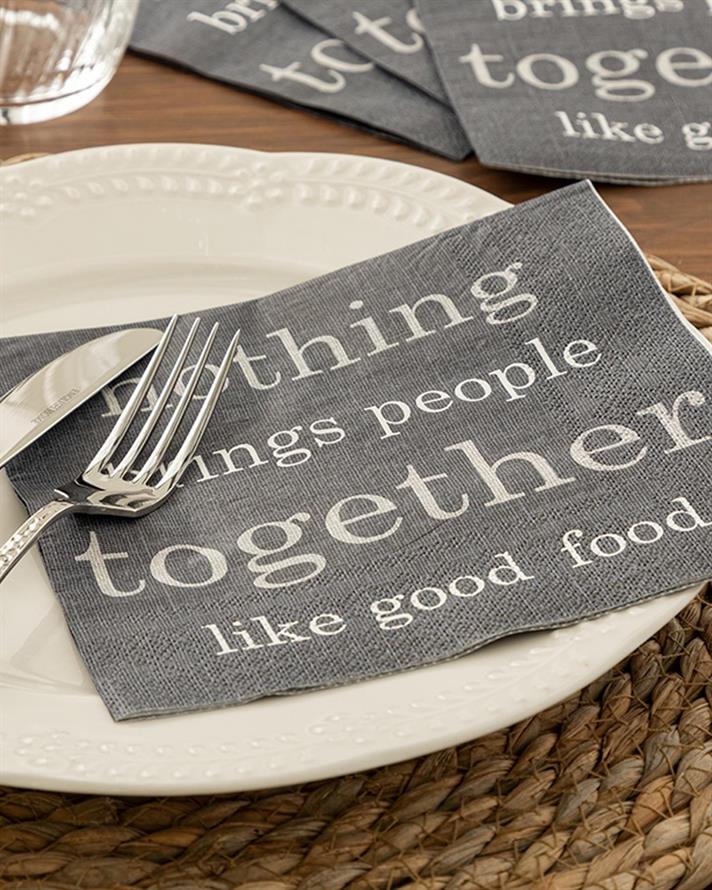 Together Paper Tissue Napkin 33x33 cm Dark Blue