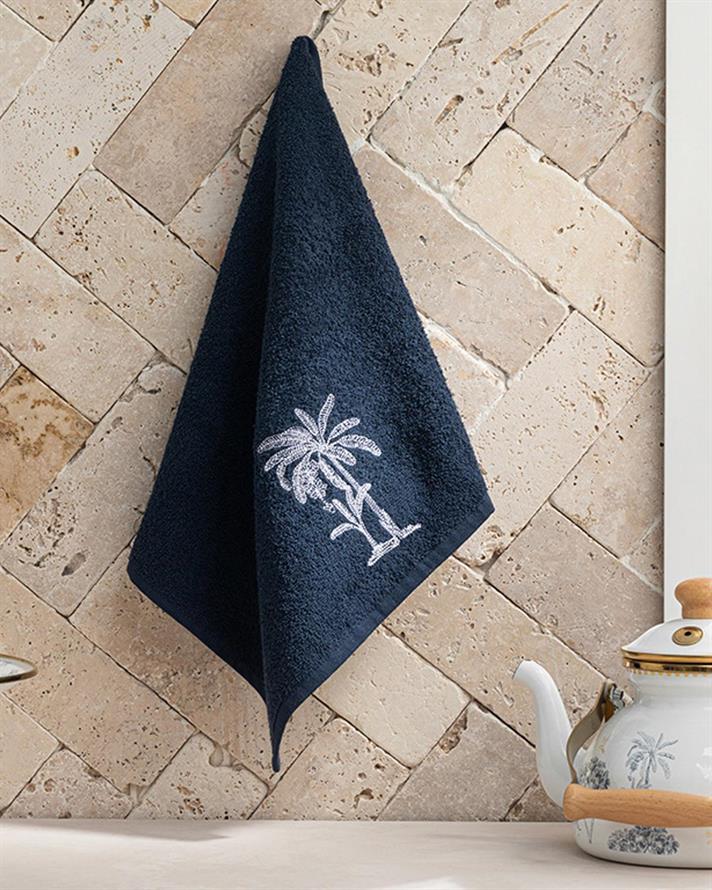 Toile Exotic Bumbac Lavetă Uscare 40x60 cm Bleumarin Închis