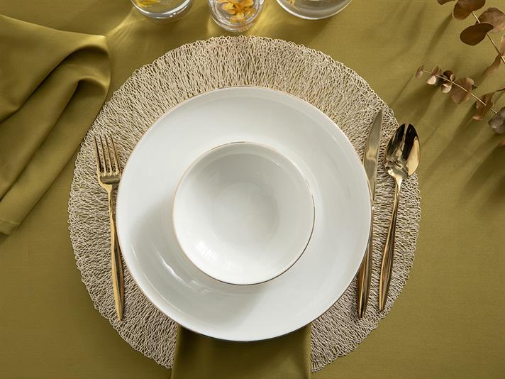 Torino Porcelain Bowl 15 cm Gold