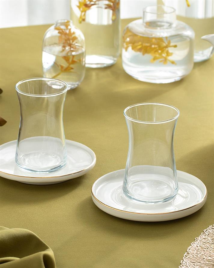 Torino Porcelain Tea Plate 12 cm Gold