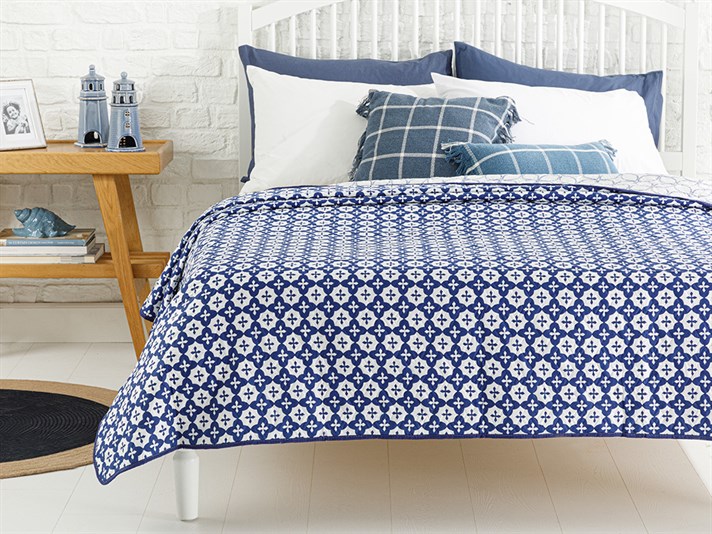Trace Double Person  CUVERTURĂ MULTIFUNC 200x220 cm Dark Blue