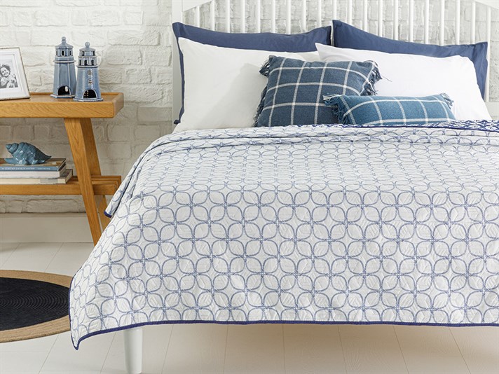 Trace Double Person  CUVERTURĂ MULTIFUNC 200x220 cm Dark Blue