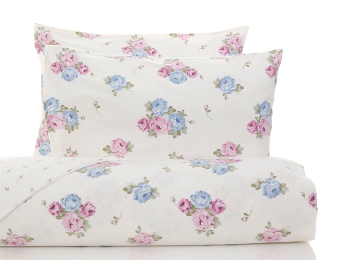 Trandafir dulce Flanelă Double Set Lenjerie De Pat 200x220 cm Roz