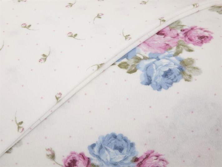 Trandafir dulce Flanelă Double Set Lenjerie De Pat 200x220 cm Roz