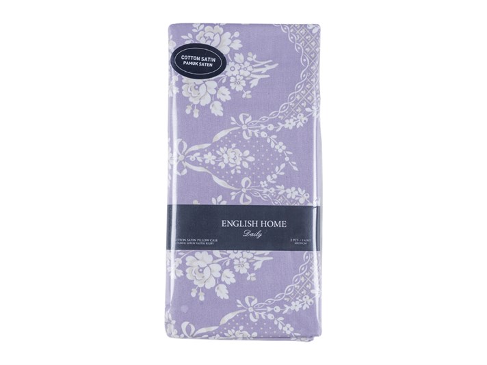 Trandafir frumos Bumbac Satinat Cu 2 Piese Față De Pernă 50x70 cm Lila