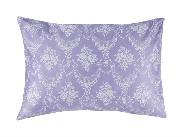 Trandafir frumos Bumbac Satinat Cu 2 Piese Față De Pernă 50x70 cm Lila