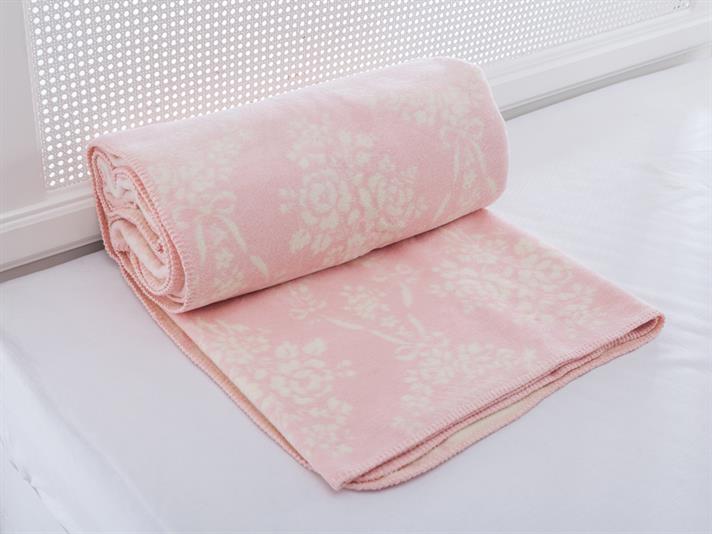 Trandafir frumos Cottony Double Person  PĂTURĂ 200x220 cm Pink