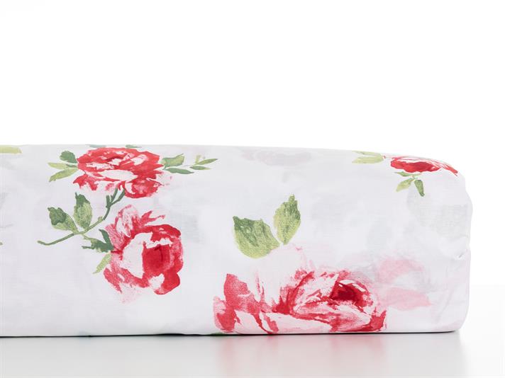 Trandafir georeos Cu Bumbac Single Lenjerie De Pat 160x220 cm Roșu
