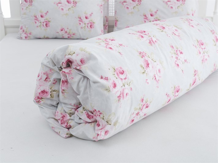 Trandafir greu Cu Bumbac Double Lenjerie De Pat 200x220 cm Culoarea Trandafirului Uscat.