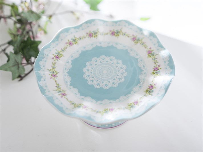 Rose And Lace Bone China Small Service Plate 26 cm Colorful