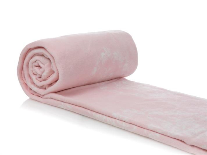 Trandafir pasiune Cottony Double Person  PĂTURĂ 200x220 cm Pink