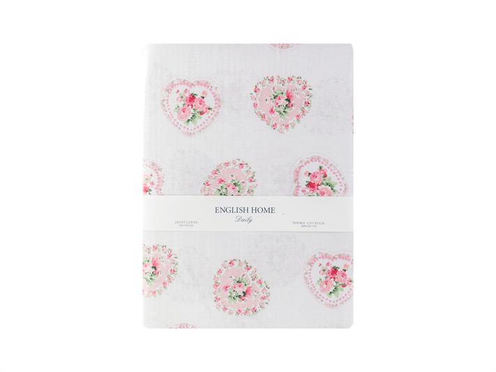 Trandafir pasiune Cu Bumbac Double Lenjerie De Pat 200x220 cm Roz