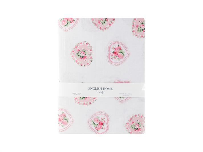 Trandafir pasiune Cu Bumbac Single Lenjerie De Pat 160x220 cm Roz