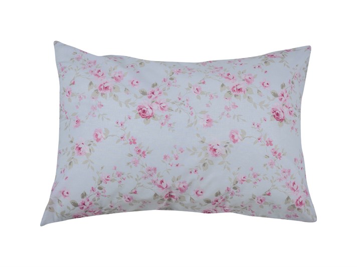 Trandafir sălbatic Cu Bumbac Cu 2 Piese Față De Pernă 50x70 cm Albastru