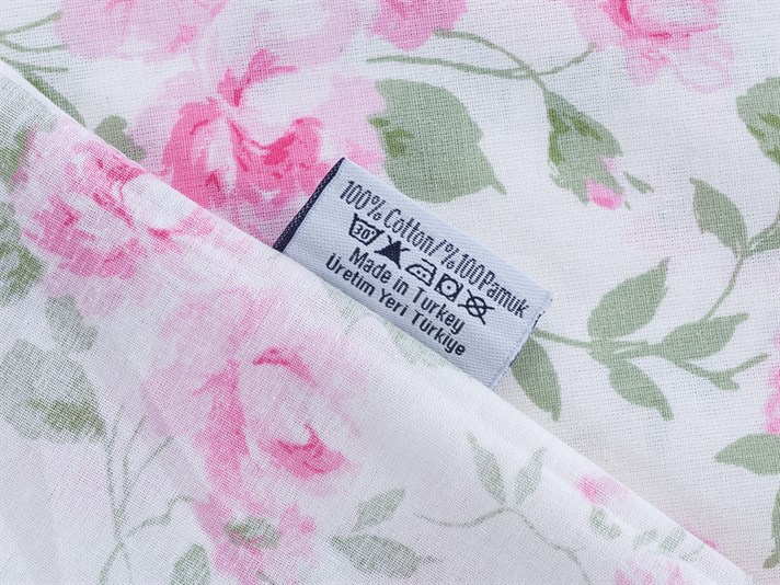 Trandafir sălbatic Cu Bumbac Single Lenjerie De Pat 160x220 cm Roz