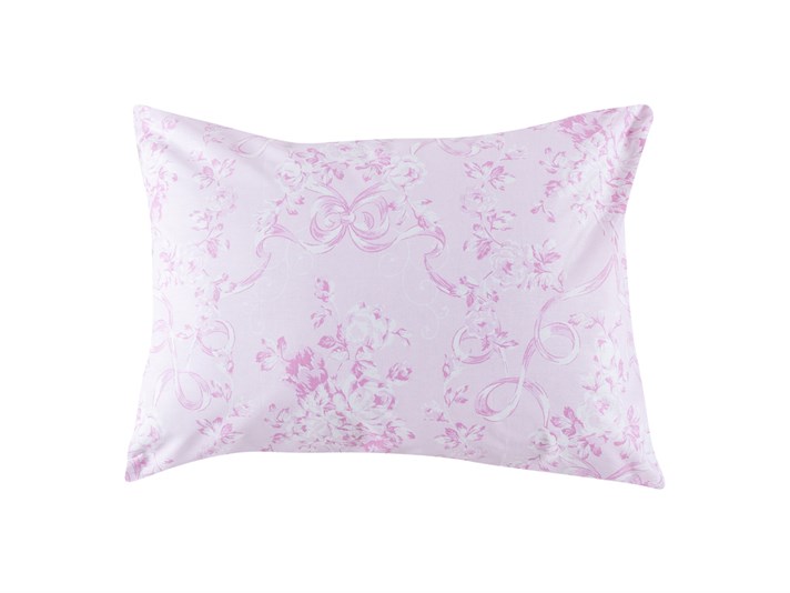 Trandafiri de grădină Cu Bumbac Cu 2 Piese Față De Pernă 50x70 cm Roz