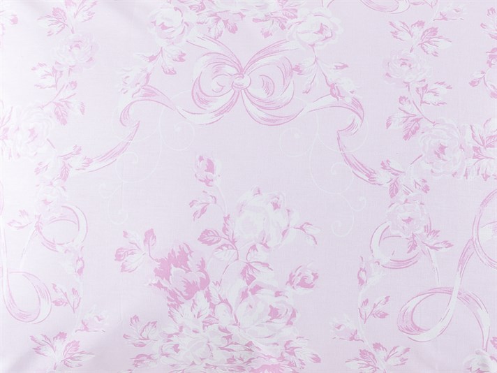 Trandafiri de grădină Cu Bumbac Cu 2 Piese Față De Pernă 50x70 cm Roz