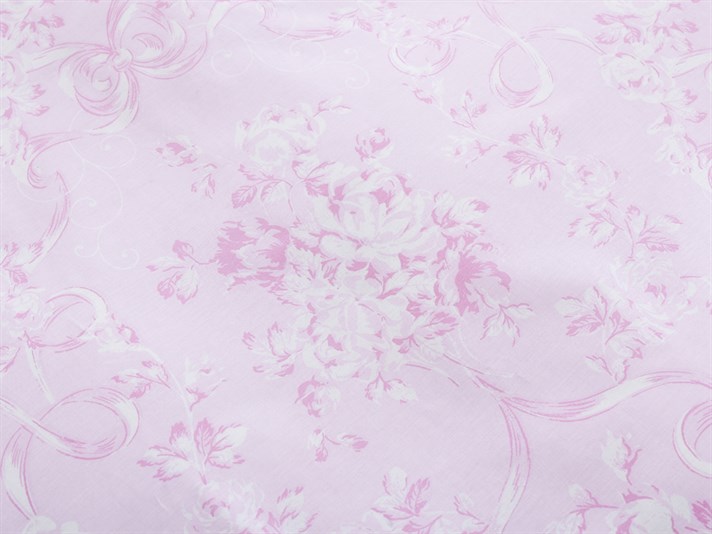 Trandafiri de grădină Cu Bumbac Double Lenjerie De Pat 200x220 cm Roz
