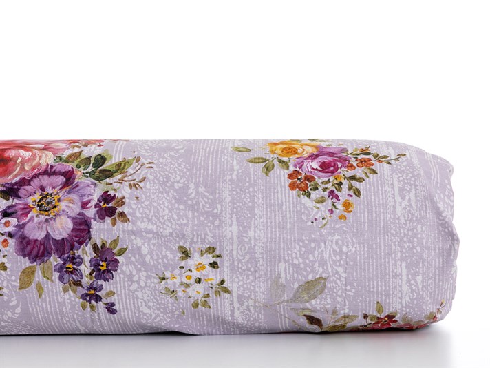 Trandafiri de lux Cu Bumbac Double Lenjerie De Pat 200x220 cm mov