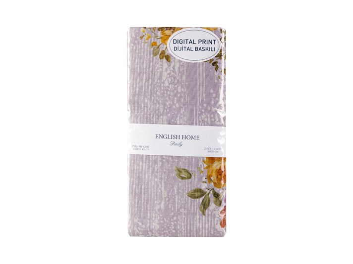 Trandafiri de lux Cottony Set 2  FAȚĂ DE PERNĂ 50x70 cm Damson