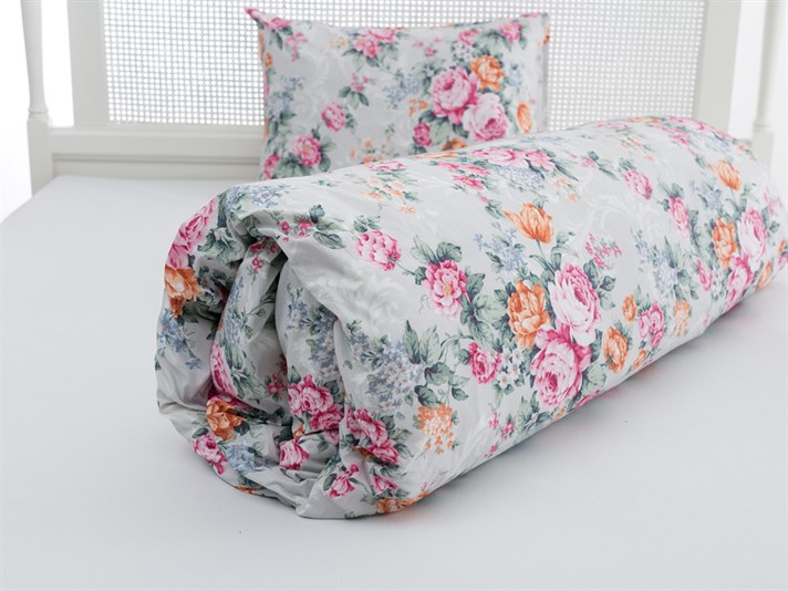 Trandafiri de toamnă Cu Bumbac Single Lenjerie De Pat 160x220 cm Roz