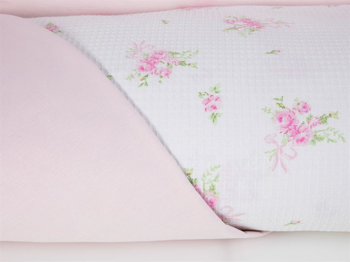 Trandafiri de vis  Cu imprimeu For One Person  SET CUVERTURĂ 150x220 cm Pink