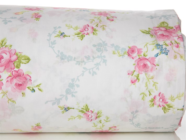 Trandafiri esențiali Cu Bumbac Double Lenjerie De Pat 200x220 cm Roz