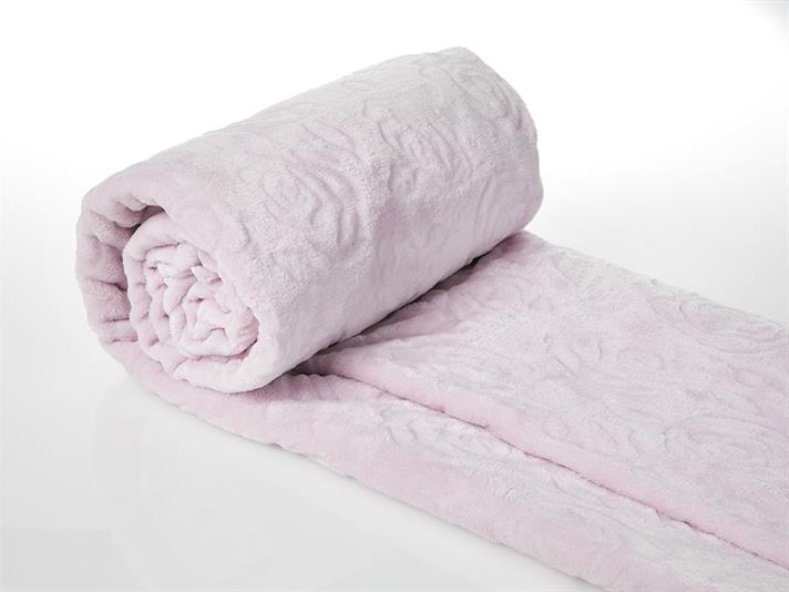 Trandafiri  Ultrasoft Double Person  PĂTURĂ 200x220 cm Pink