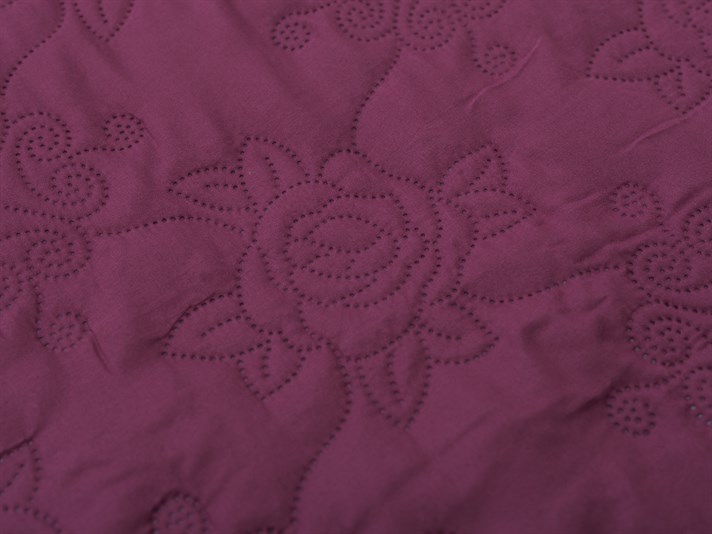 trandafiriu  Microfibră Persoană dublă  SET CUVERTURĂ DE PAT 240x260 cm Damson ușor