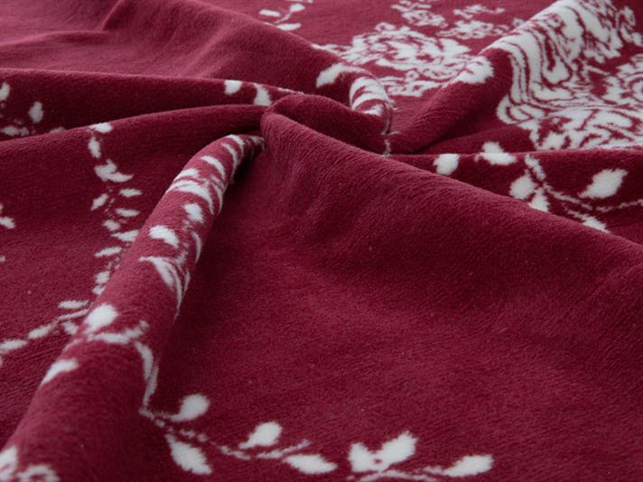 Trandafirul maiestuos Cottony For One Person  PĂTURĂ 150x200 cm Claret Red