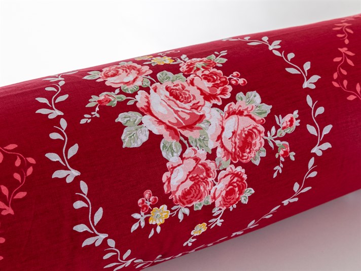 Trandafirul maiestuos Cu Bumbac Double Lenjerie De Pat 200x220 cm Roșu
