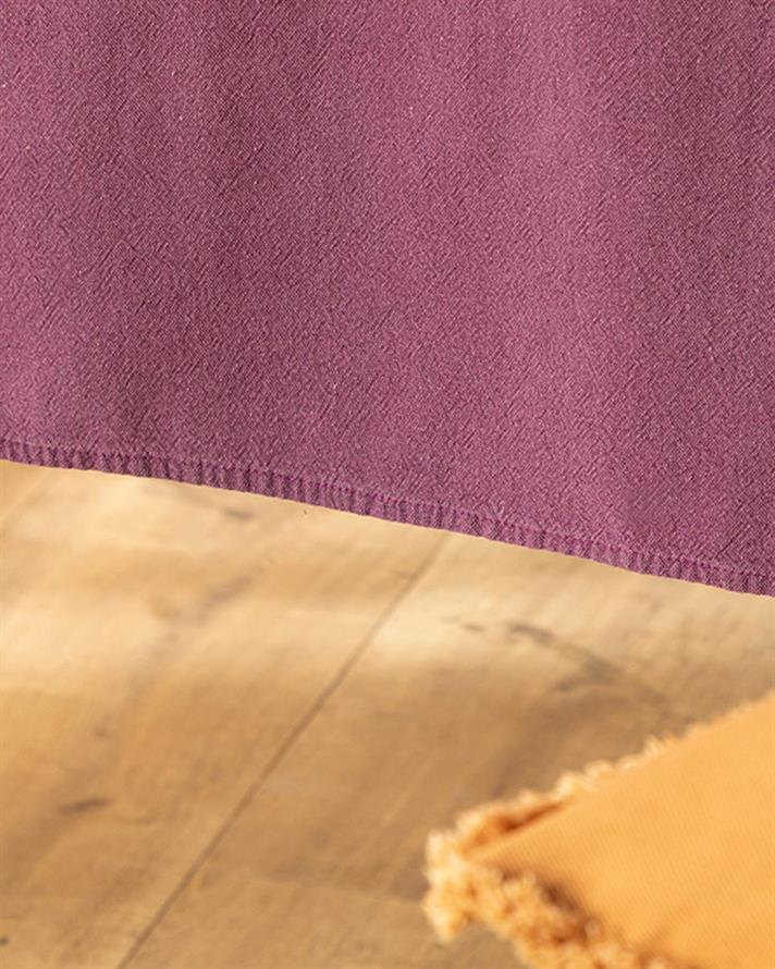 Grandeur Cotton Runner 40x150 cm Damson