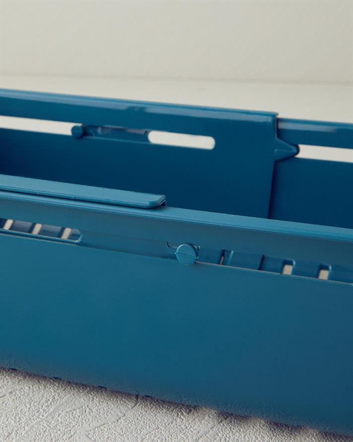 drept Plastic Strecurătoare Reglabilă Pentru Chiuvetă Strecurătoare 35 Cm Albastru