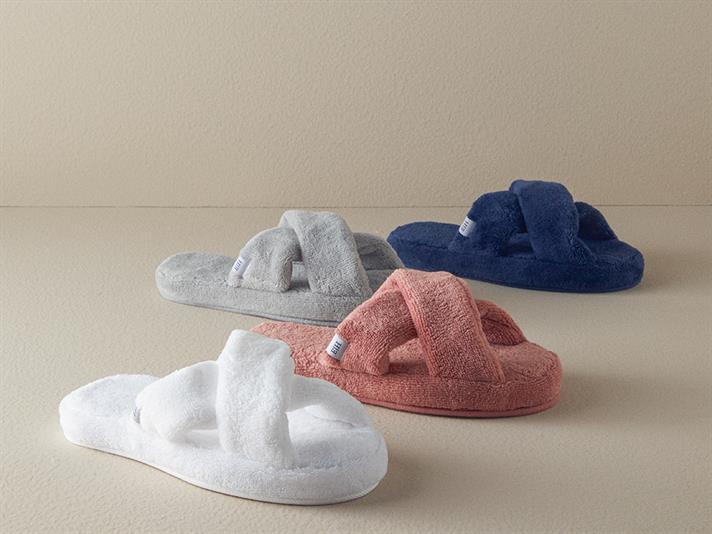 Papuci de casa, unisex, Crux, bumbac-poliester, masura 40-44, roz