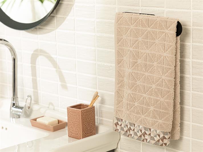 Trigon Jacquard Prosop De Față 50x80 cm Bej