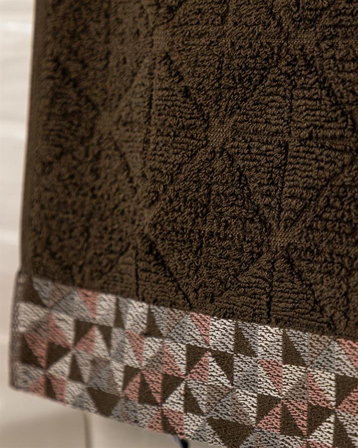 Trigon Jacquard Prosop De Față 50x80 cm Cafeniu