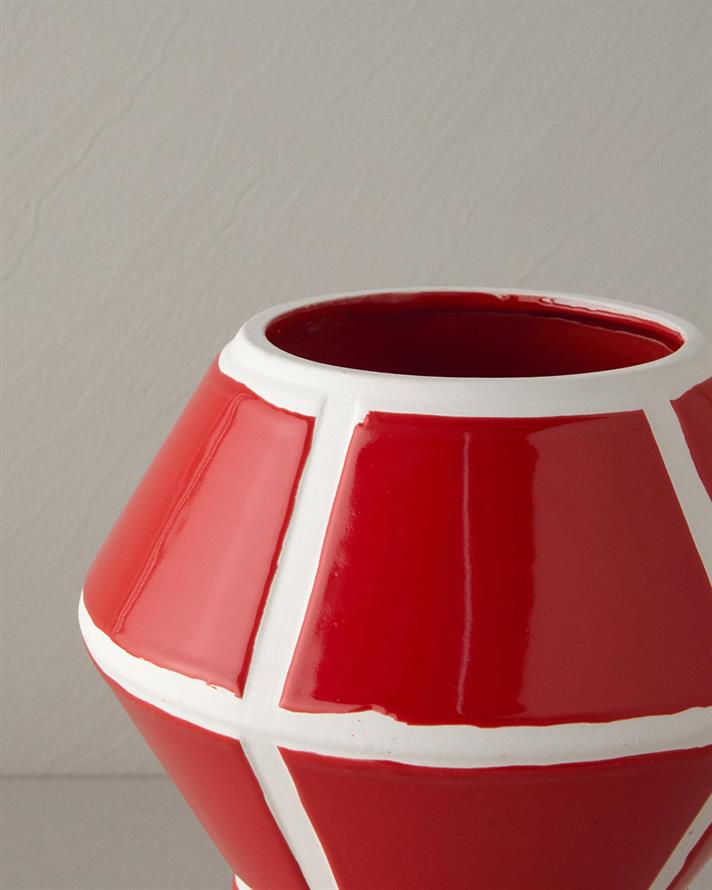 Trina Vază 34 cm Roșu