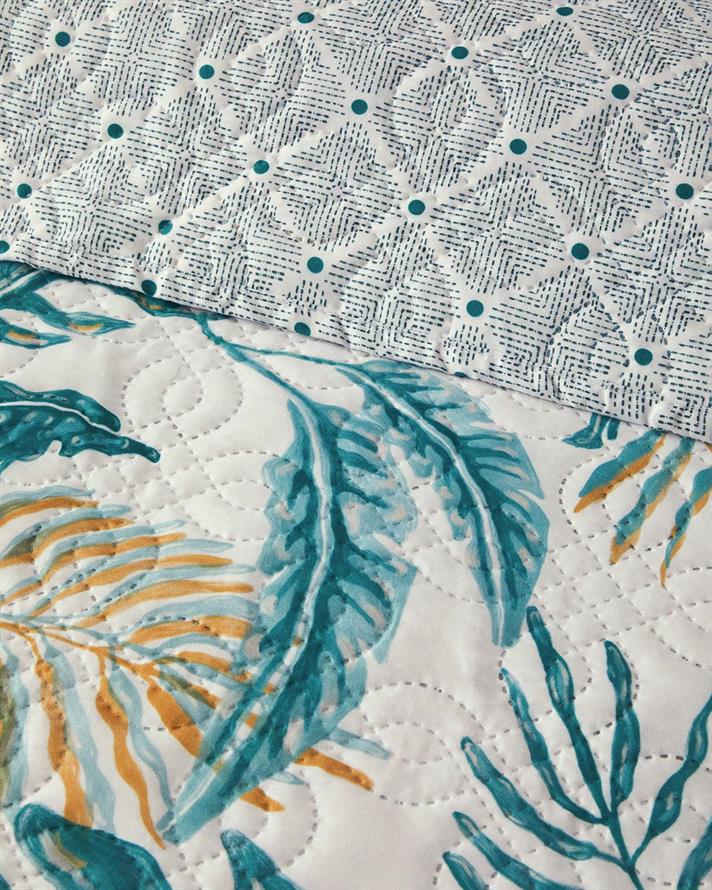 Tropical Breeze Single Cuvertură Multifuncțională 160x220 cm Verde