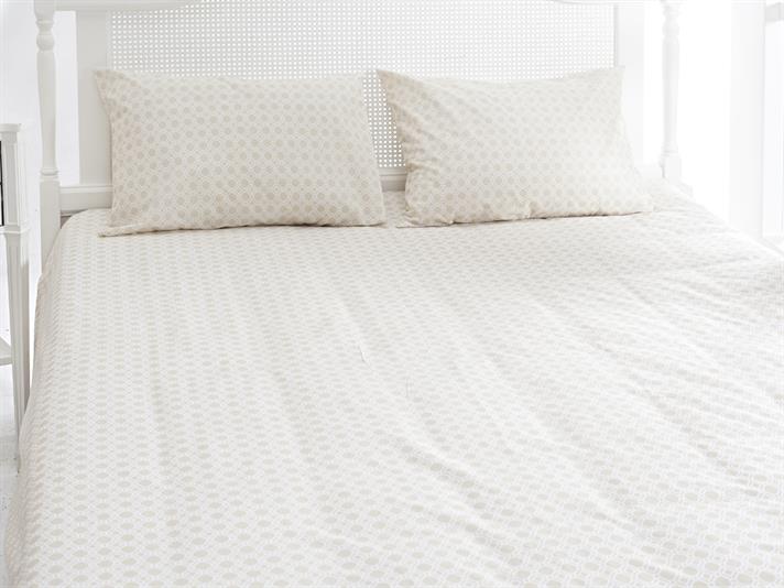Tudor Ușor De Călcat Single Set Lenjerie De Pat 160x220 cm Bej