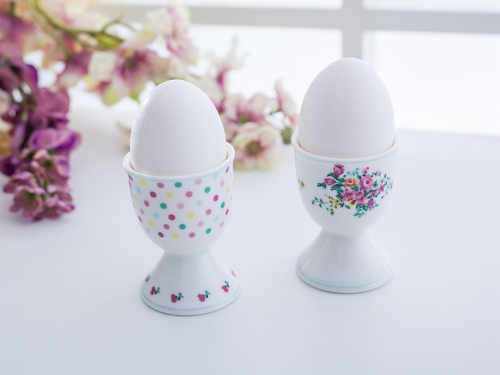 Tulip Bone China 2 pcs Egg Cup . .