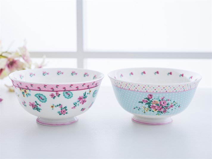 Tulip Bone China 2 pcs Bowl .