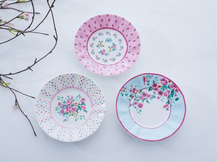 Tulip Bone China 6 pcs Tea Plate . .