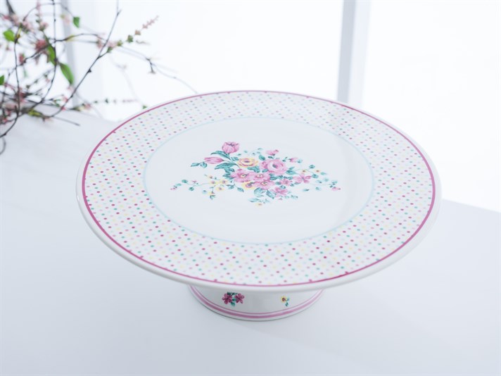 Tulip Bone China With Legs Service Plate . .