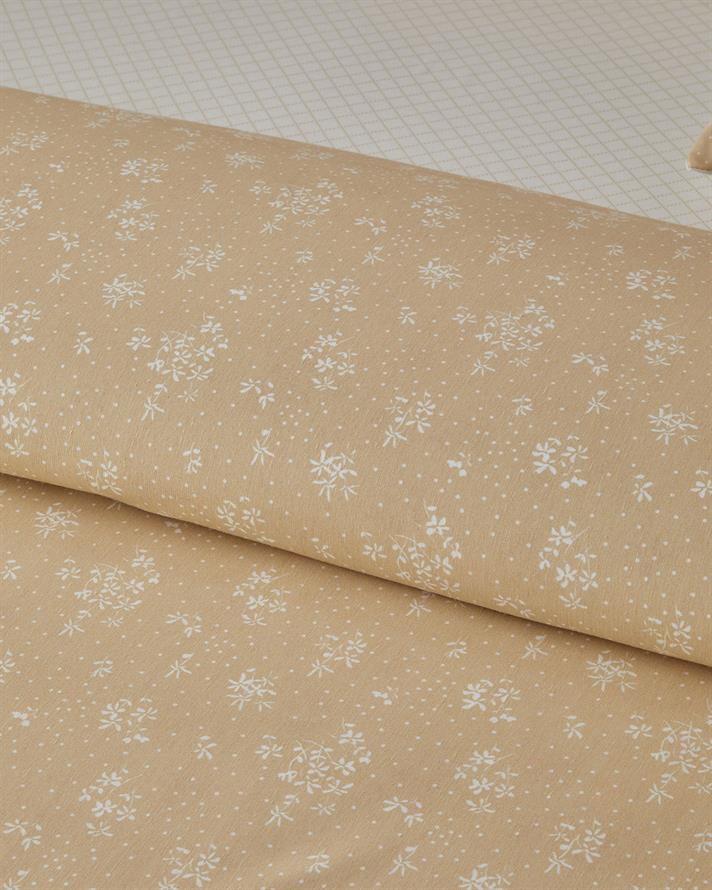 Dewy Blossom Ușor De Călcat Double Set Lenjerie De Pat 200x220 cm Galben