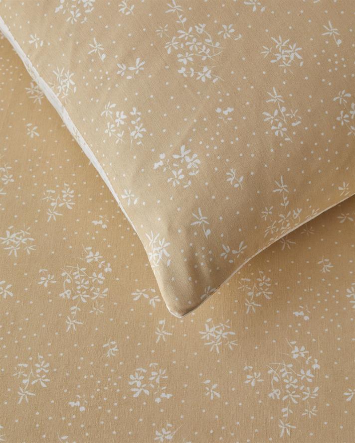 Dewy Blossom Ușor De Călcat Single Set Lenjerie De Pat 160x220 cm Galben