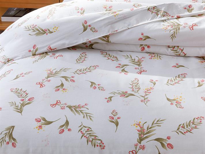 Under the Mistletoe Bumbac For One Person  SET LENJERIE DE PAT 160x220 cm Roşu