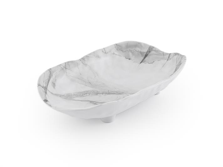 Urbann Melamine With Legs Service Plate White-Gray