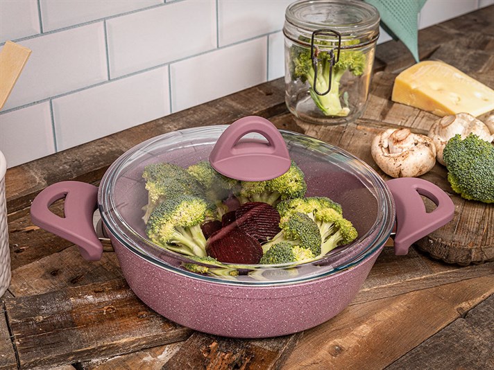 Urbann Granite Small Pan 26 cm DarkPink